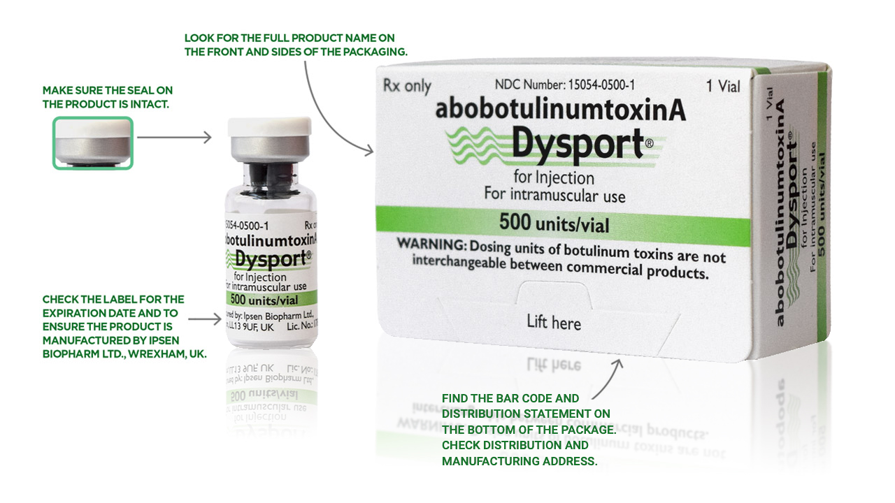 Dysport 500 Unit vial